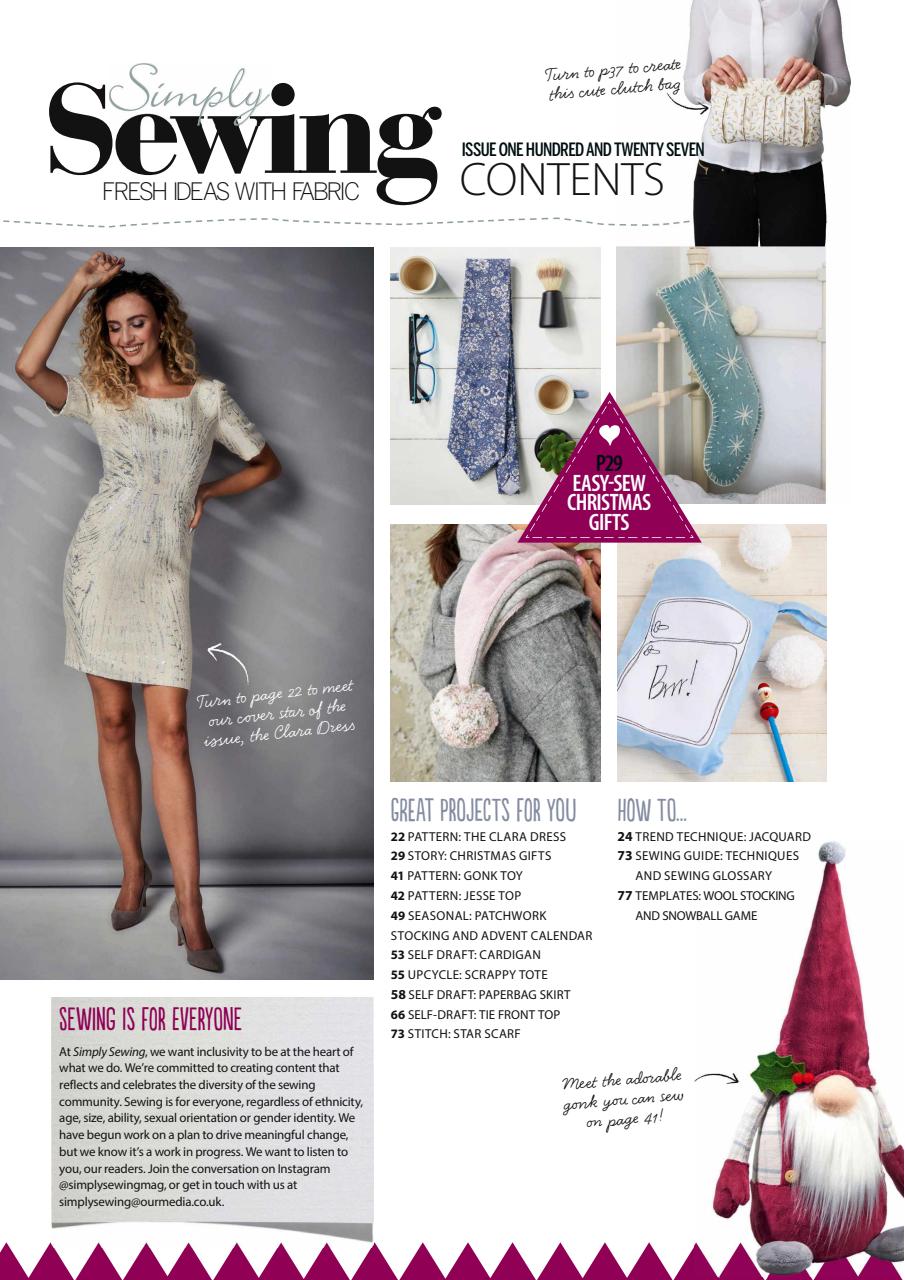 Simply Sewing Preview Pages