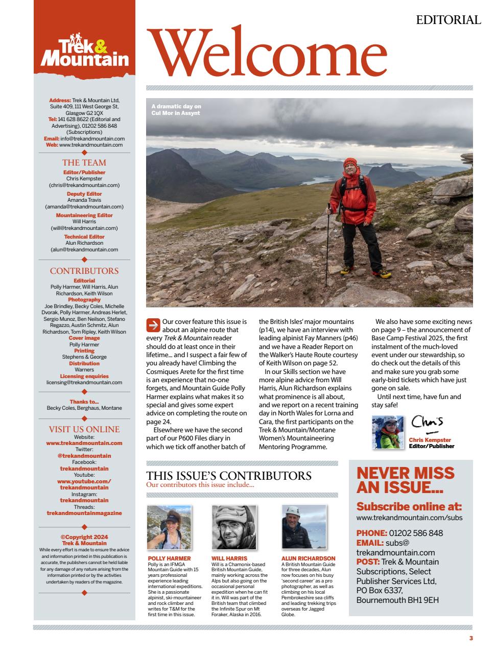 Trek & Mountain Magazine Preview Pages