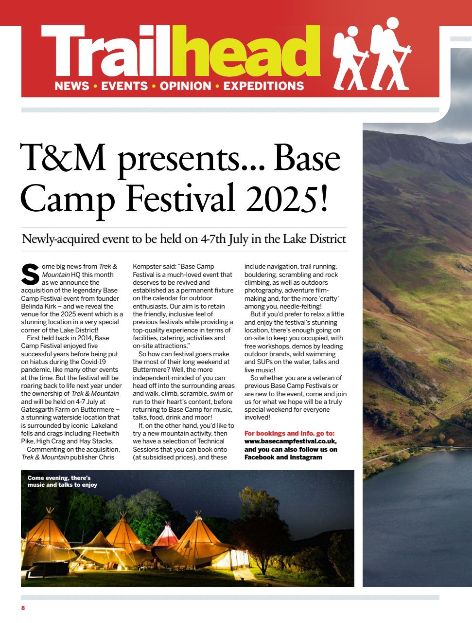 Trek & Mountain Magazine Preview Pages
