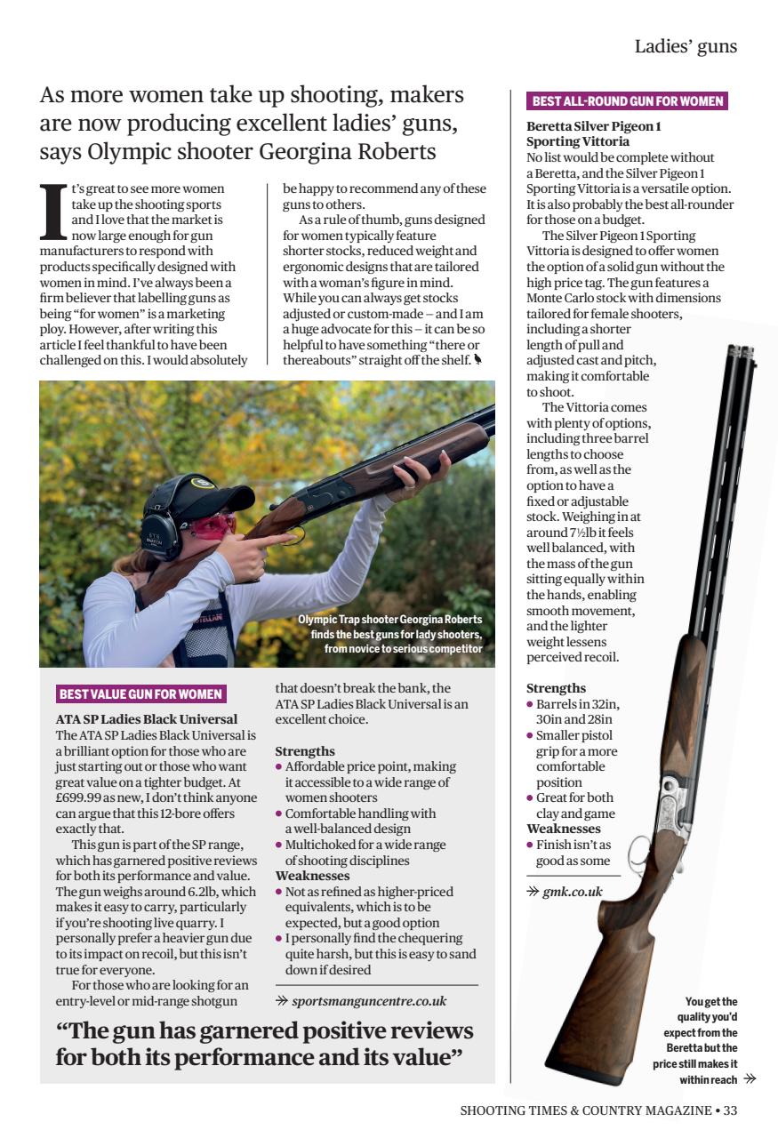 Shooting Times & Country Preview Pages