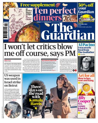 The Guardian Newspaper issue Saturday, October 12, 2024
