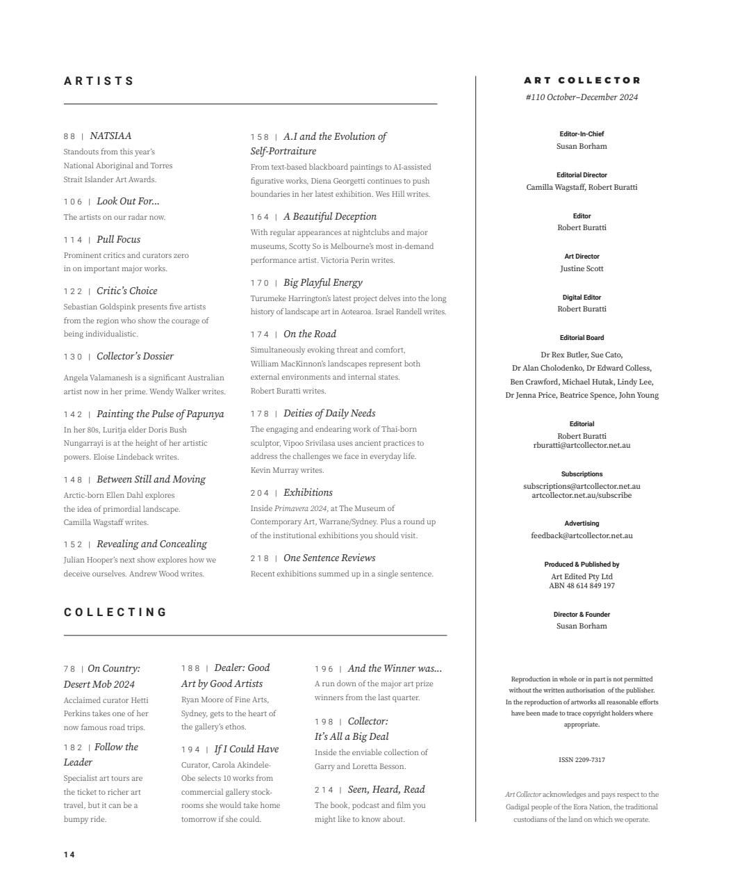 Art Collector Preview Pages