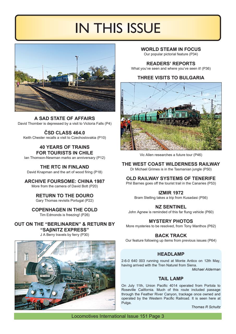 Locomotives International Preview Pages