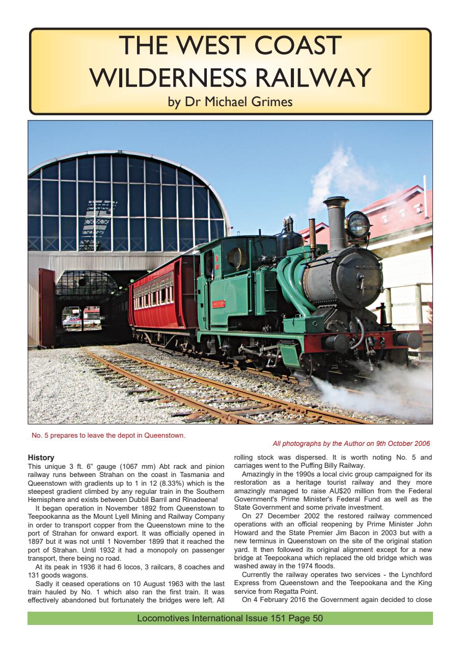 Locomotives International Preview Pages