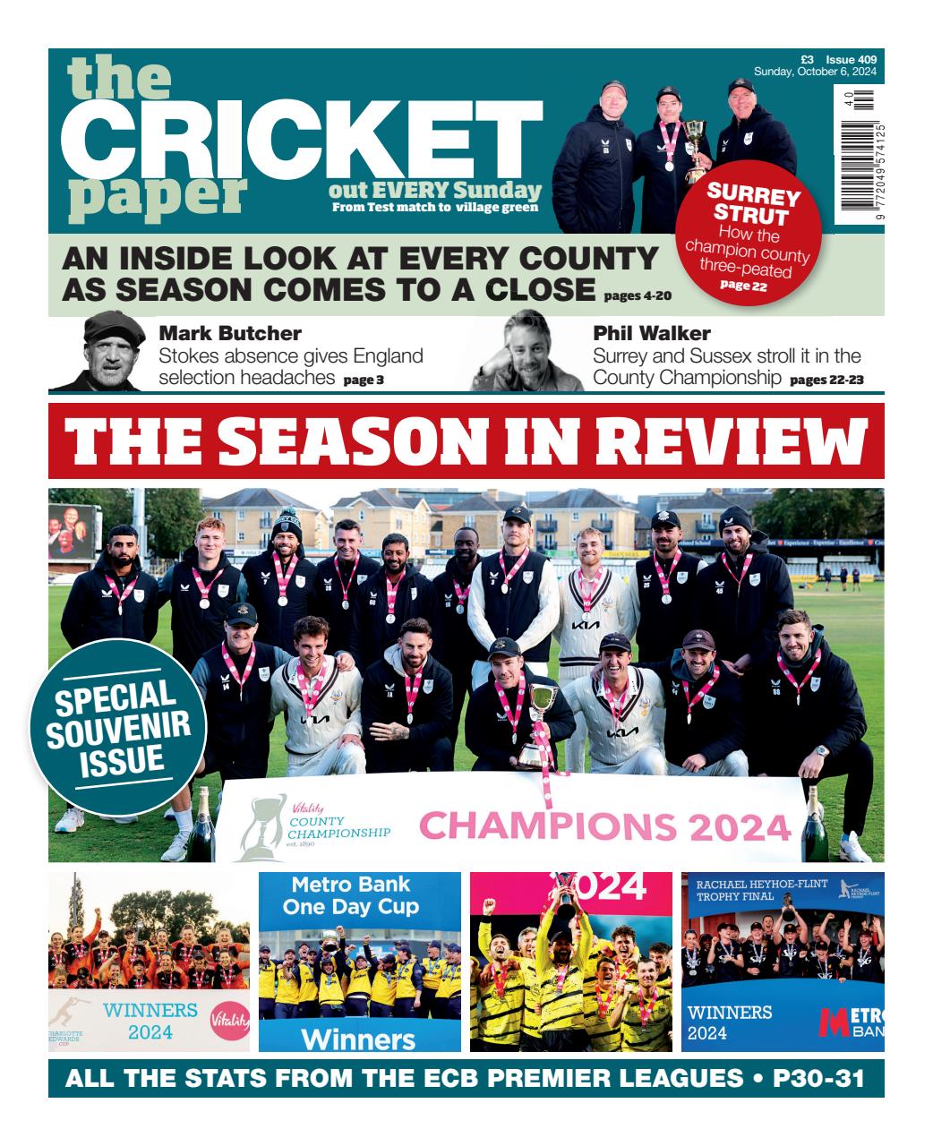 The Cricket Paper Preview Pages
