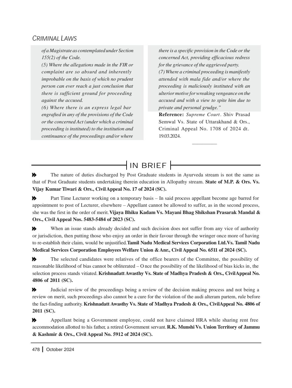 Lawteller – A Legal Awareness Magazine Preview Pages