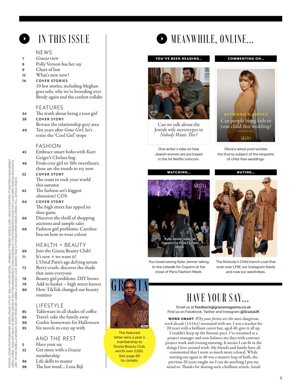 Grazia Preview Pages