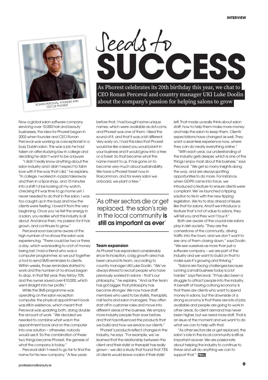 Professional Beauty & HJ Ireland Preview Pages