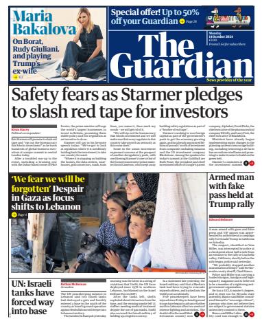 The Guardian Newspaper issue Monday, October 14, 2024