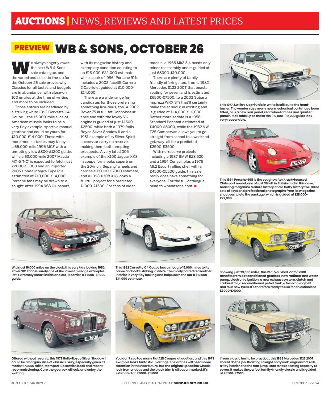 Classic Car Buyer Preview Pages