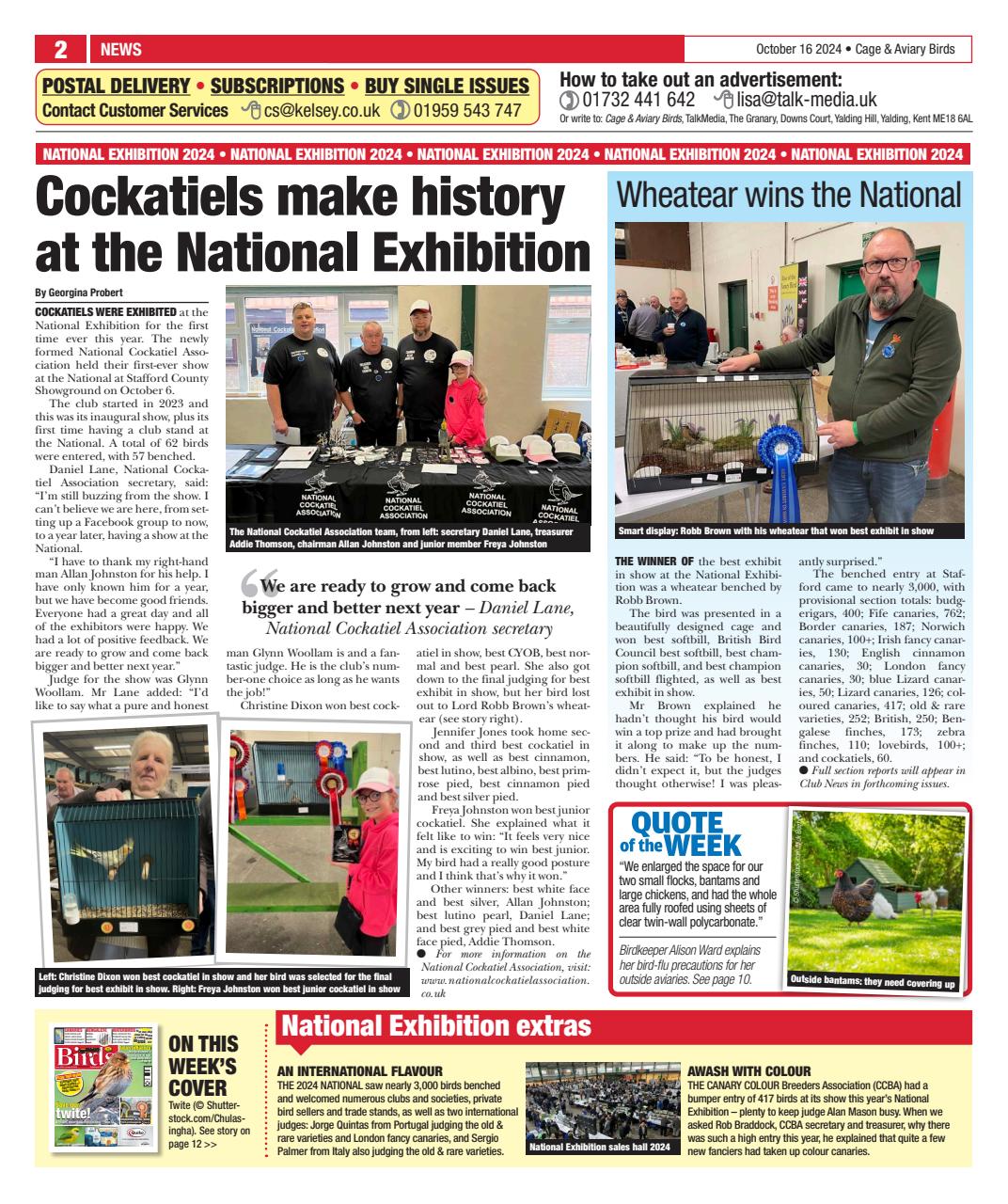 Cage & Aviary Birds Preview Pages