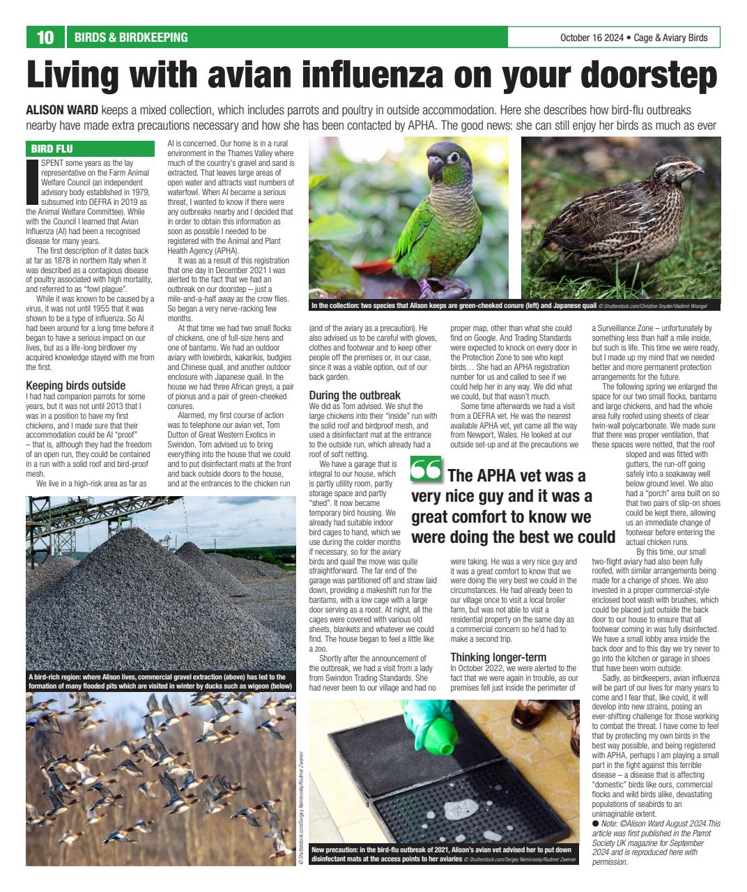 Cage & Aviary Birds Preview Pages