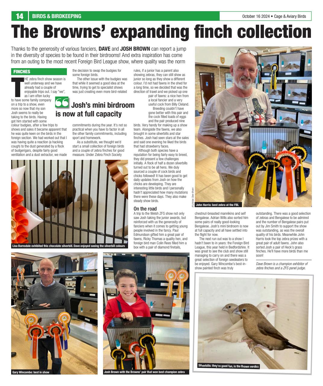 Cage & Aviary Birds Preview Pages