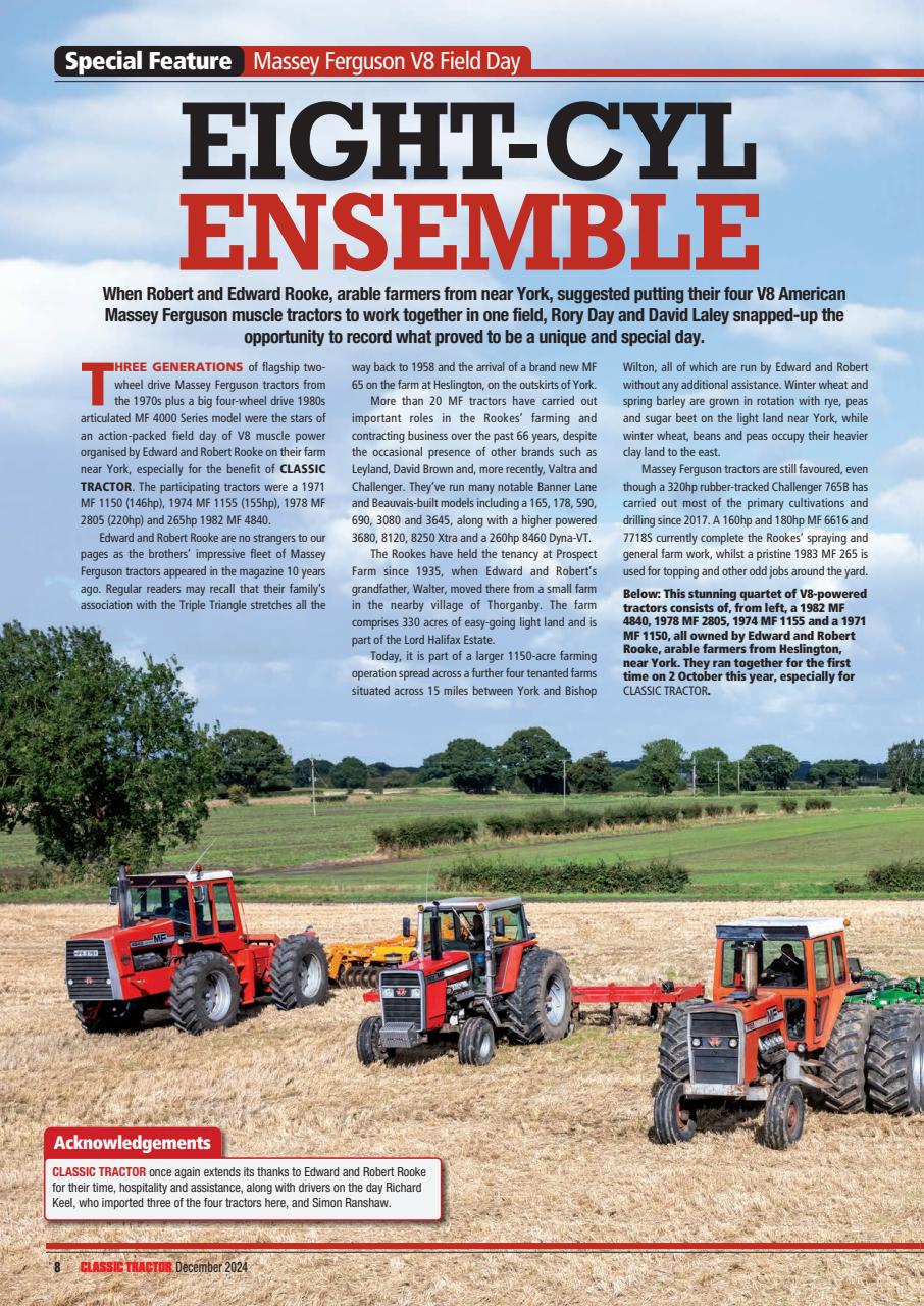 Classic Tractor Preview Pages