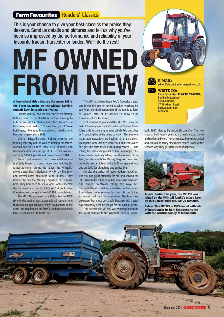 Classic Tractor Preview Pages