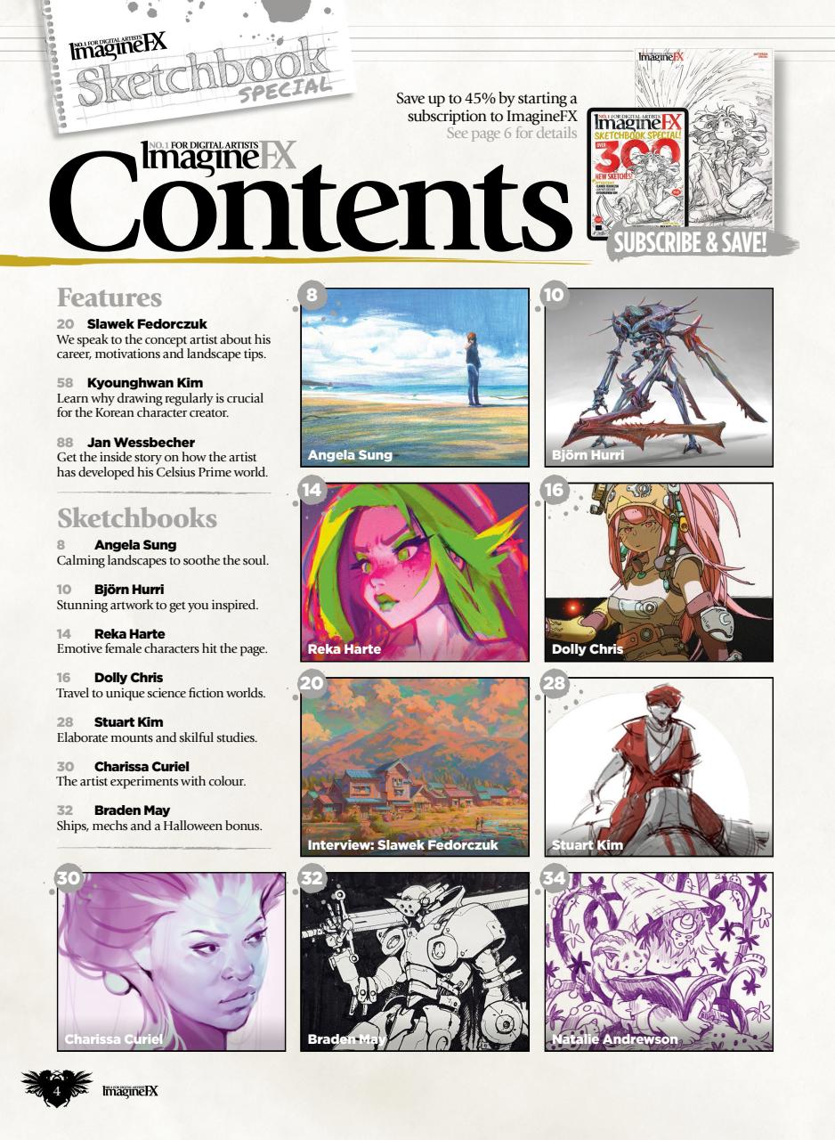 ImagineFX Preview Pages