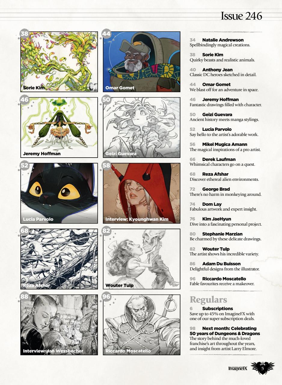 ImagineFX Preview Pages