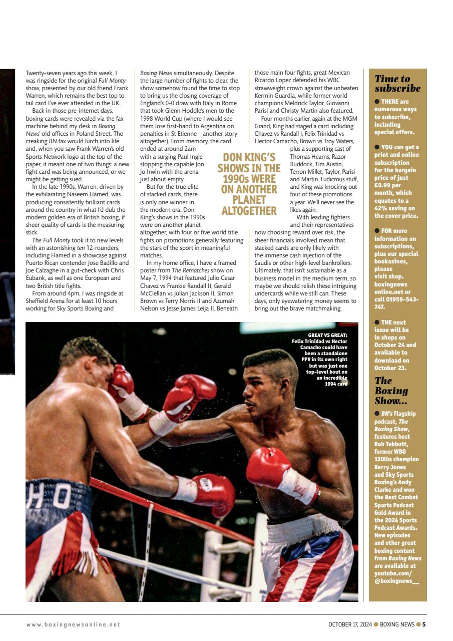 Boxing News Preview Pages
