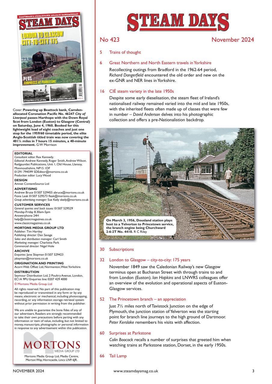 Steam Days Preview Pages