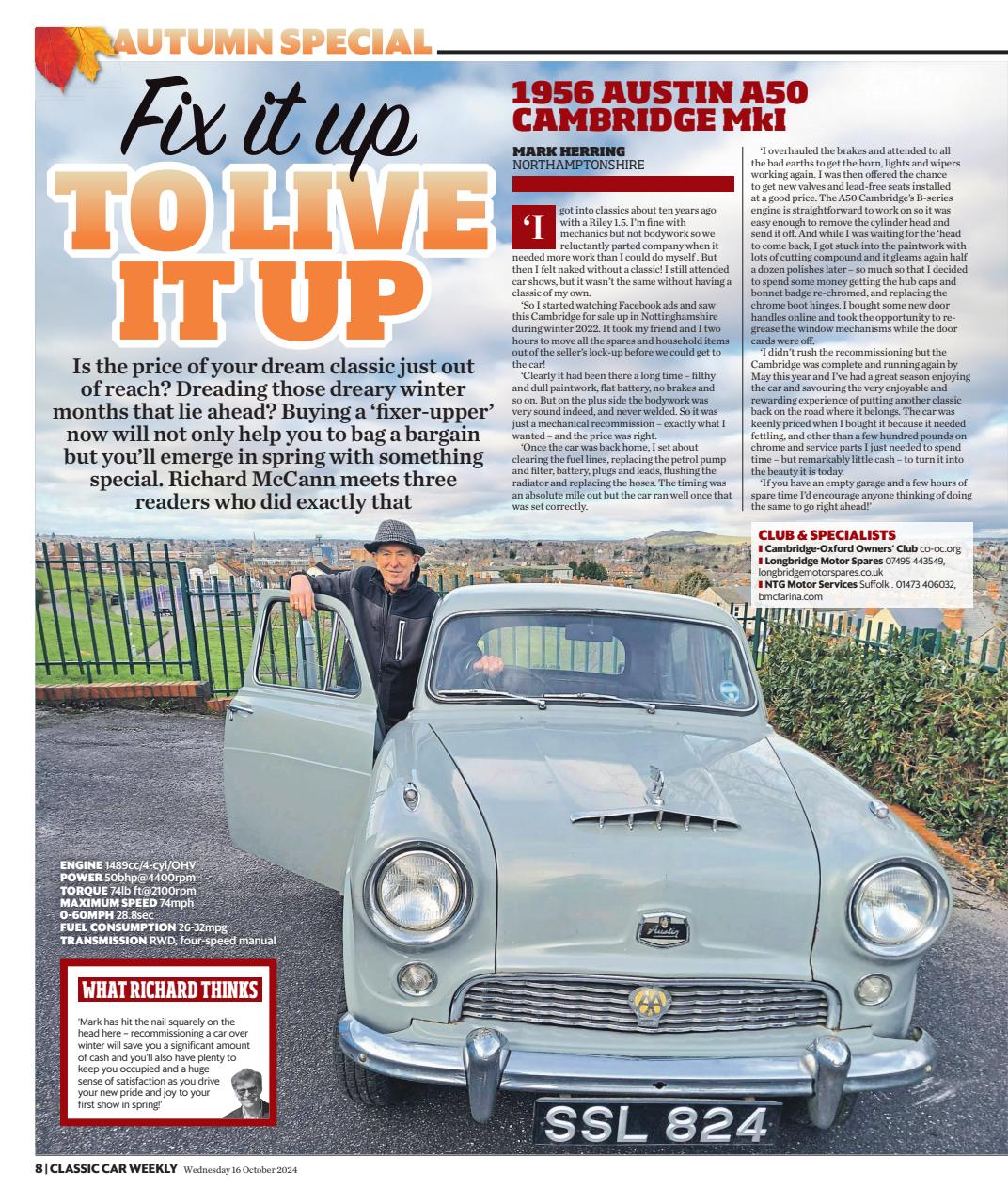 Classic Car Weekly Preview Pages