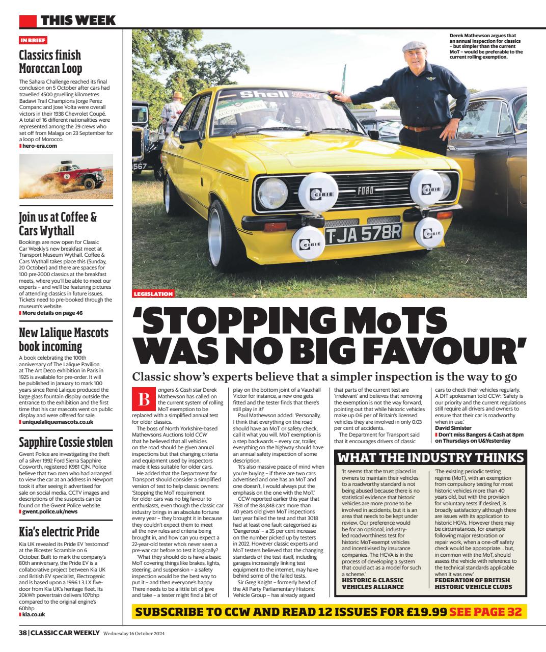 Classic Car Weekly Preview Pages