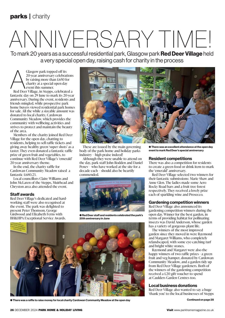 Park Home & Holiday Living Preview Pages