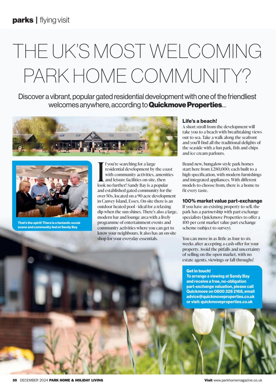 Park Home & Holiday Living Preview Pages