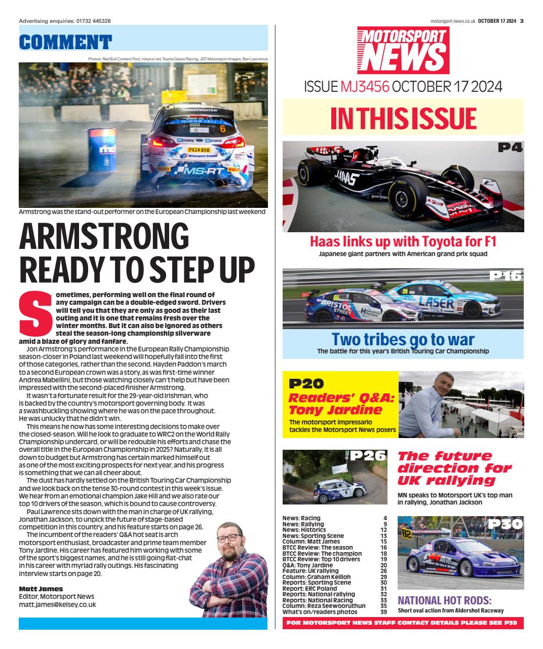 Motorsport News Preview Pages