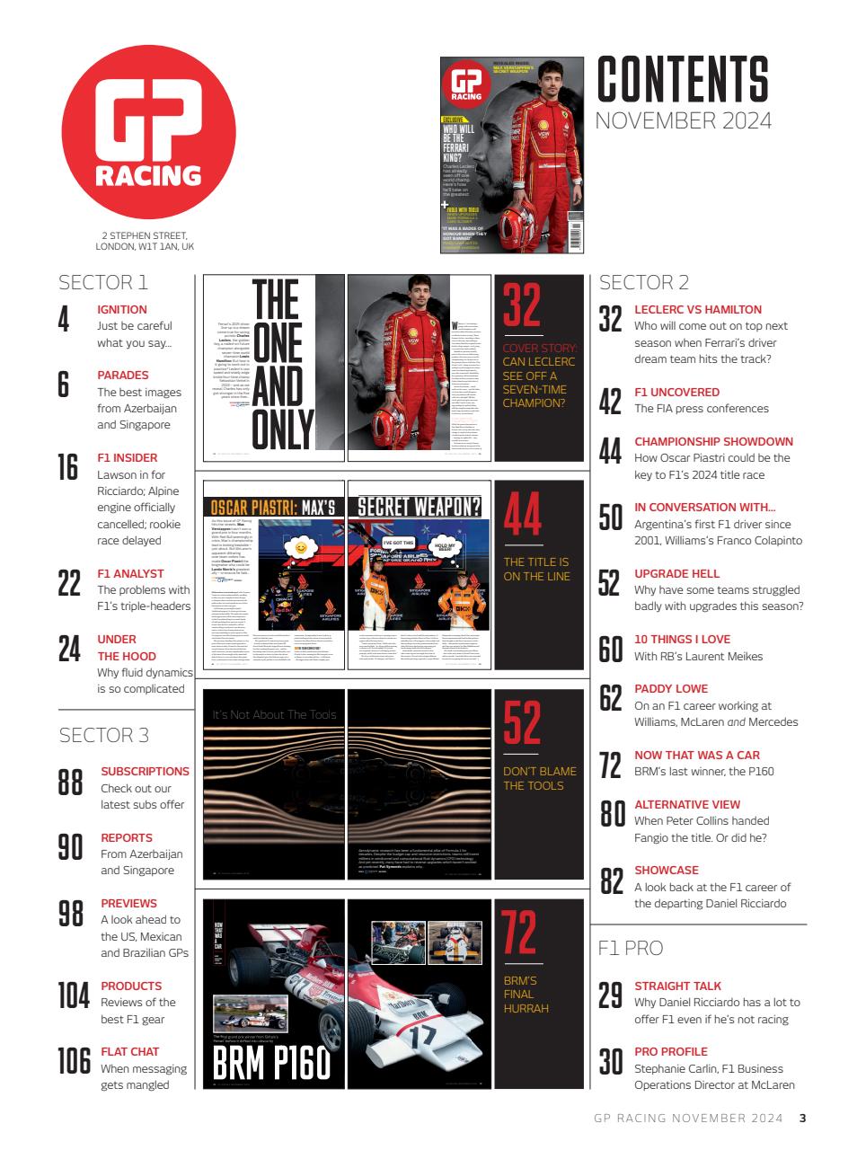 GP Racing Preview Pages