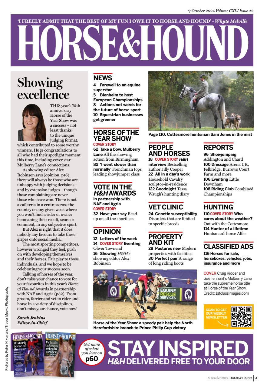 Horse & Hound Preview Pages