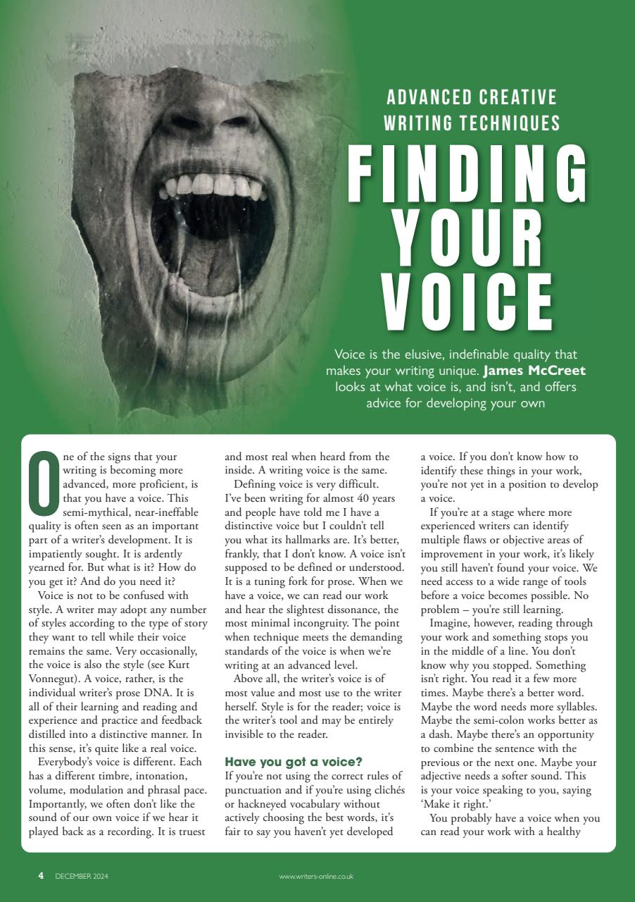 Writing Magazine Preview Pages