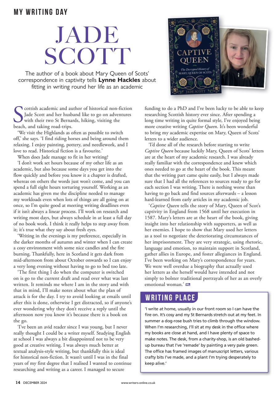 Writing Magazine Preview Pages