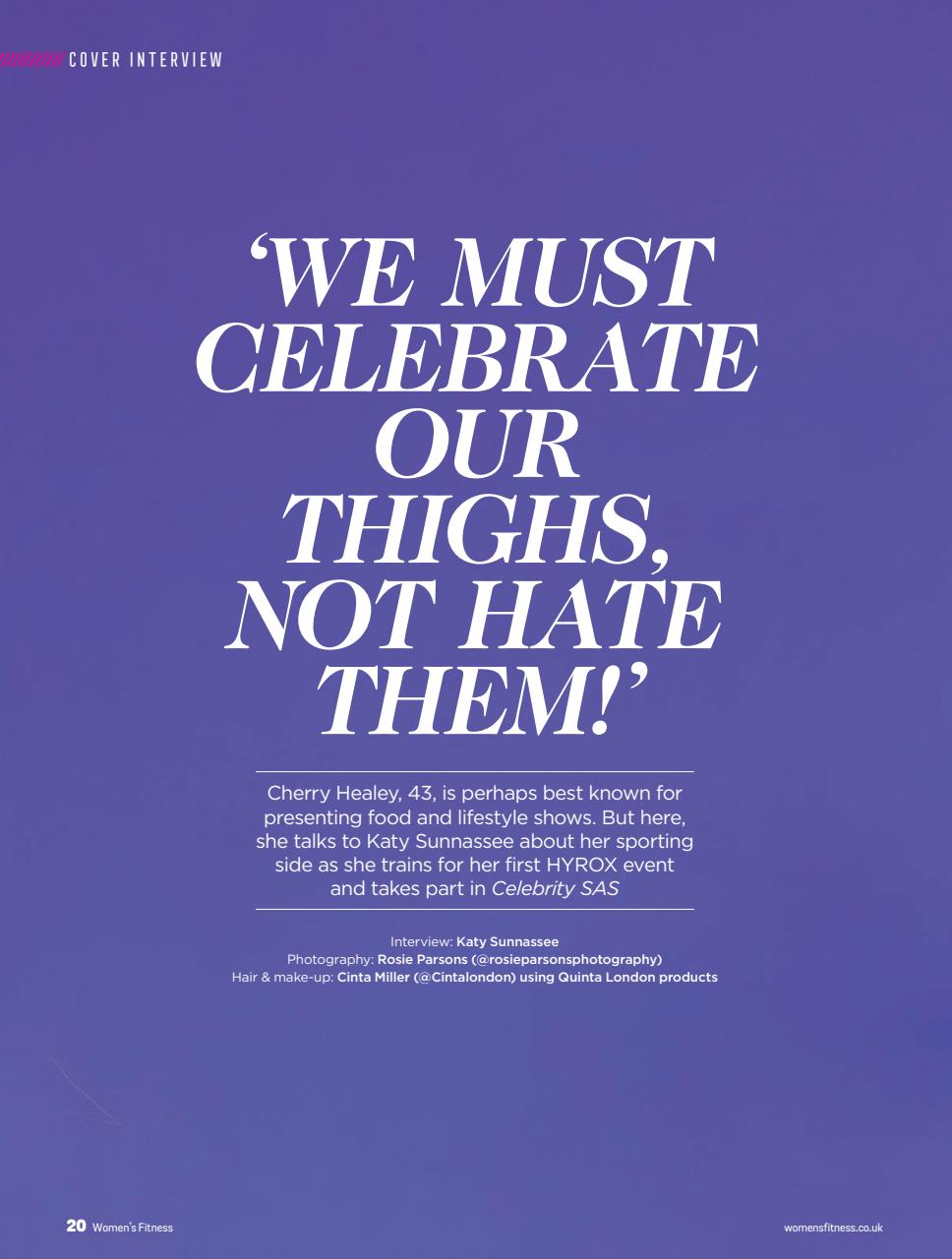 Women’s Fitness Preview Pages