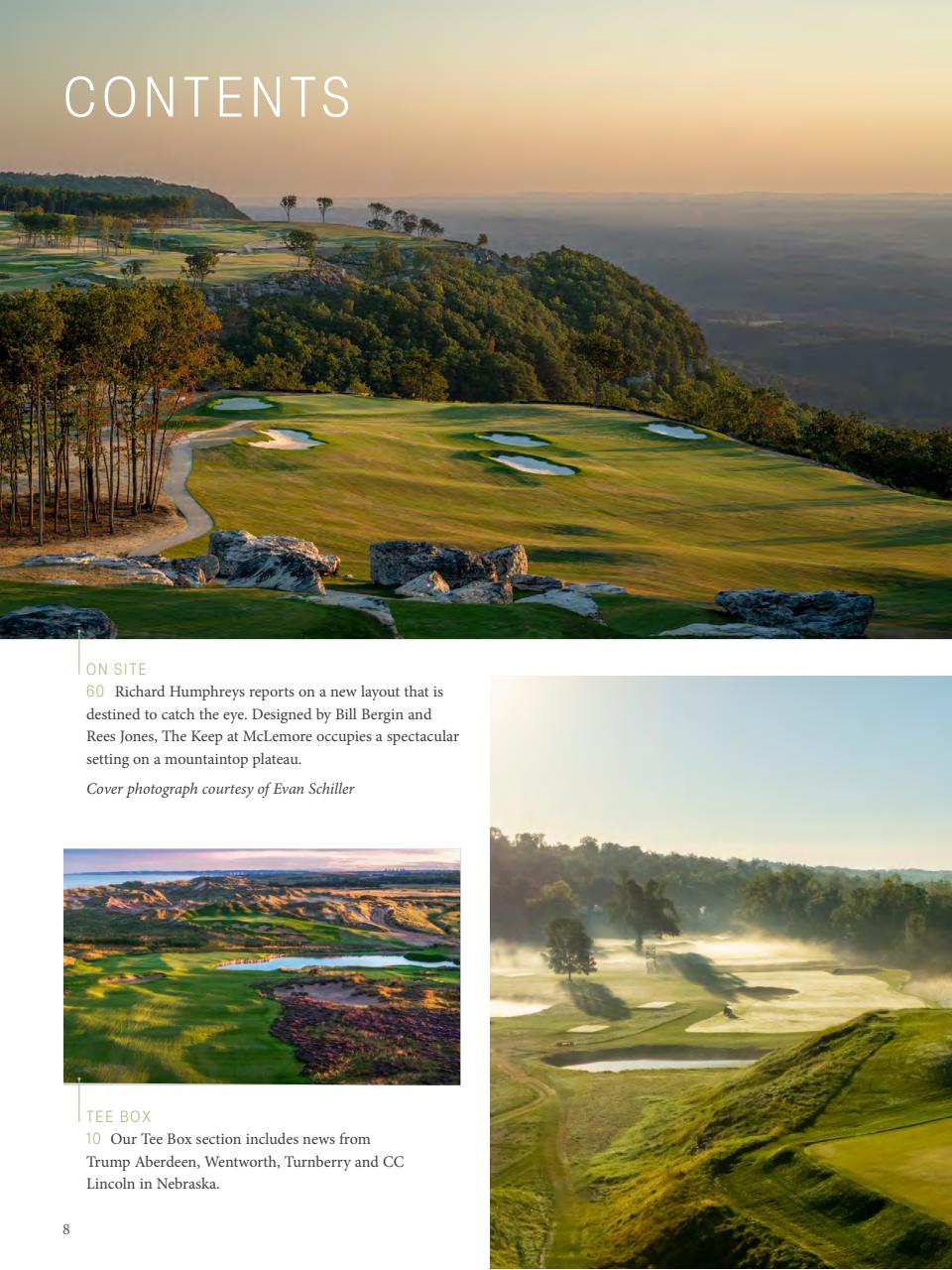 Golf Course Architecture Preview Pages