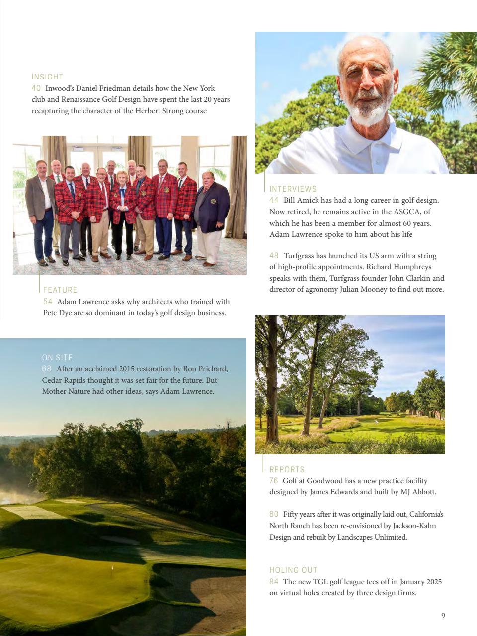 Golf Course Architecture Preview Pages