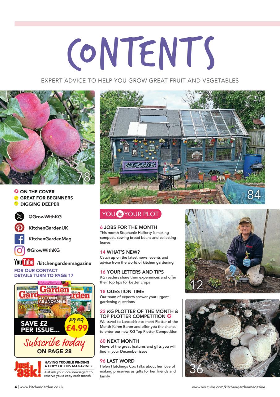 Kitchen Garden Magazine Preview Pages