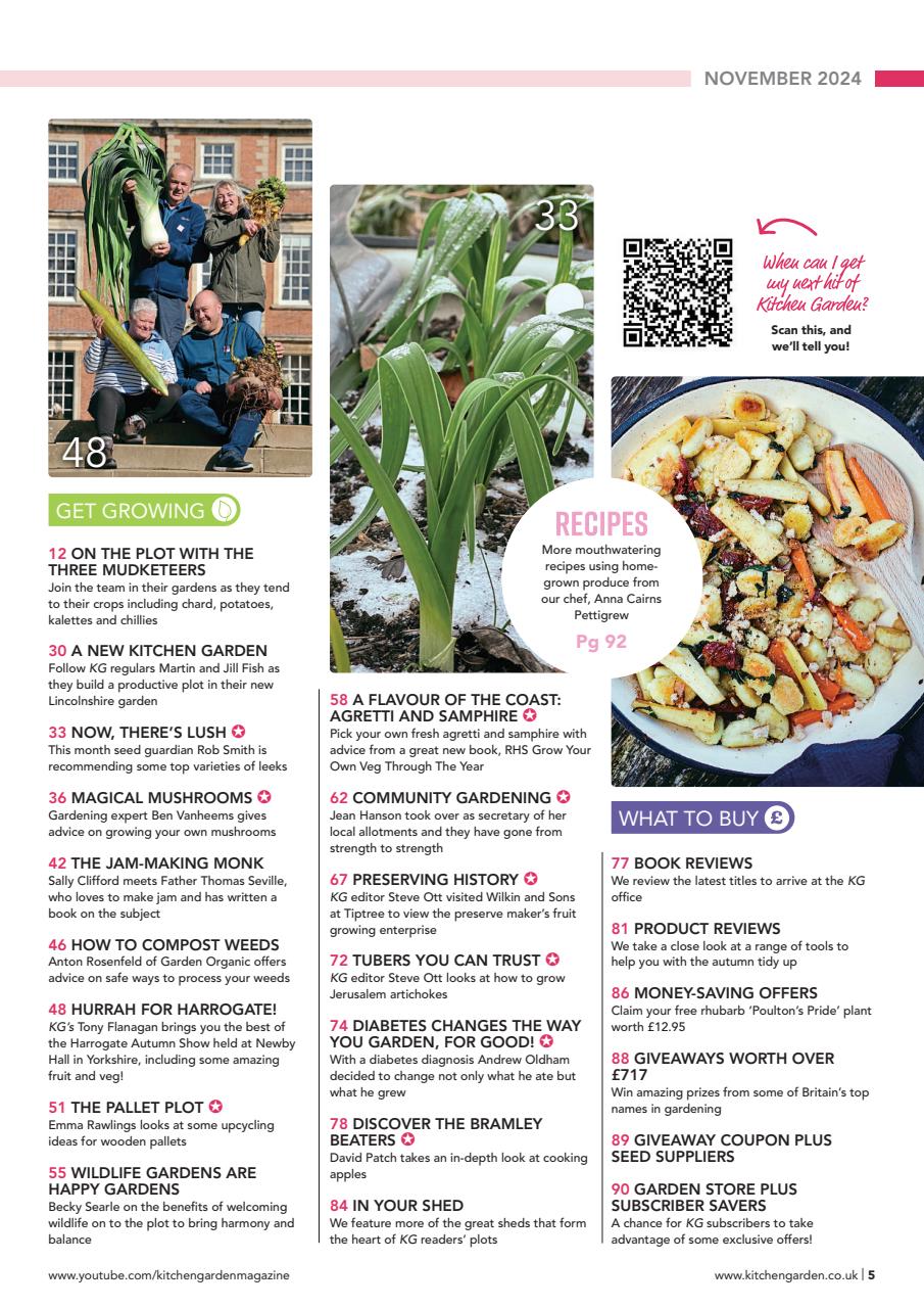 Kitchen Garden Magazine Preview Pages