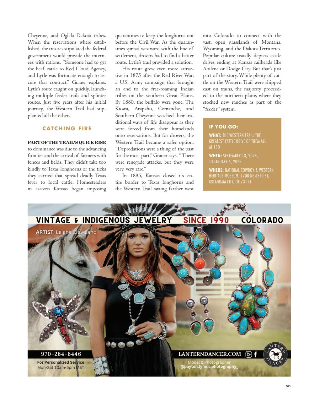 Cowboys and Indians Preview Pages