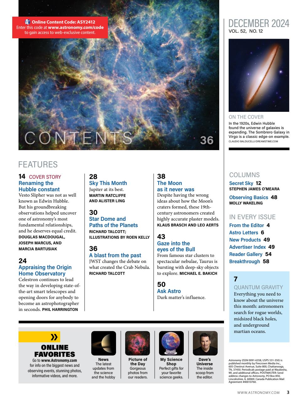 Astronomy Preview Pages