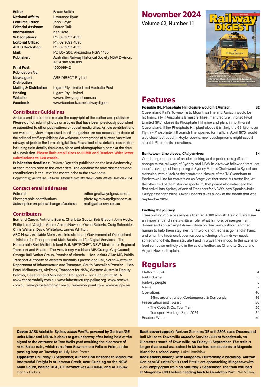 Railway Digest Preview Pages