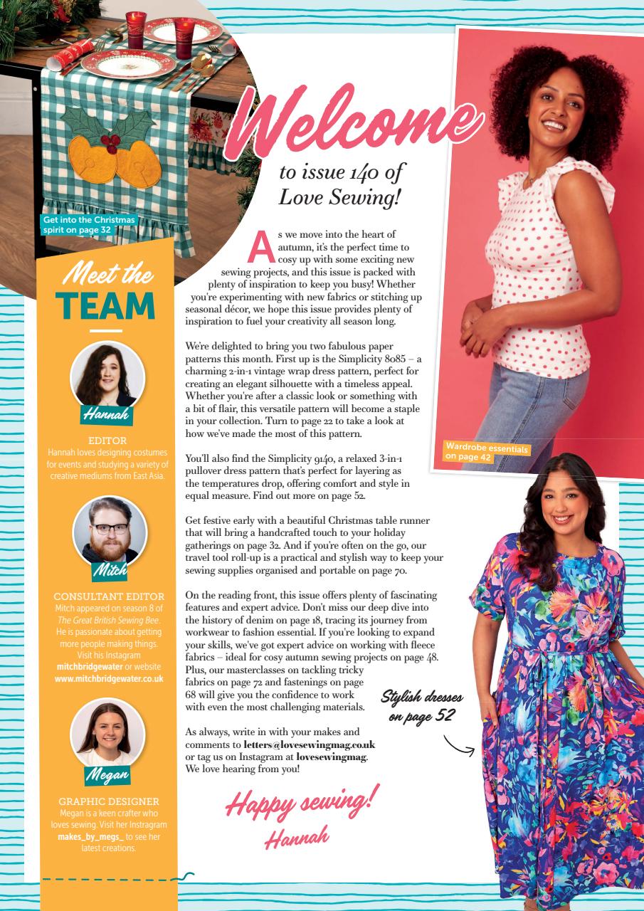 Love Sewing Preview Pages