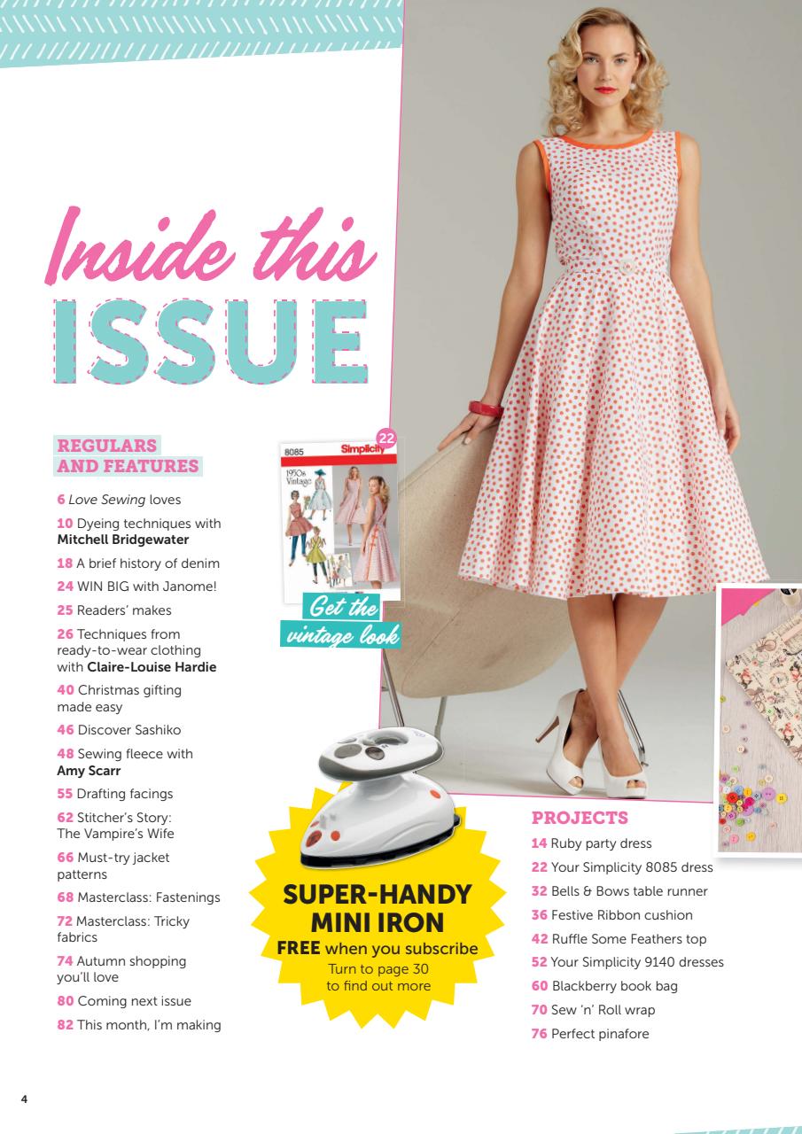 Love Sewing Preview Pages