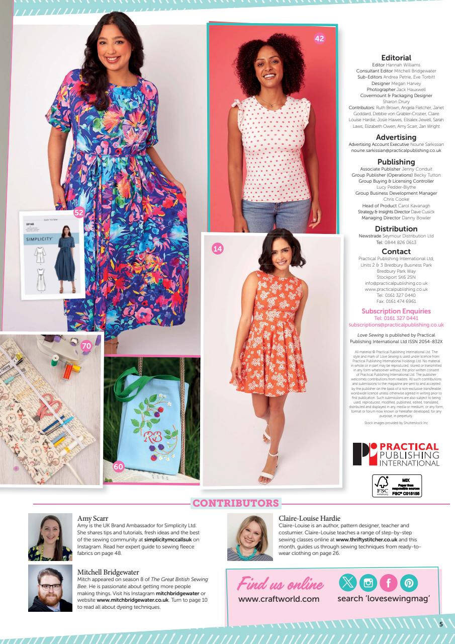 Love Sewing Preview Pages