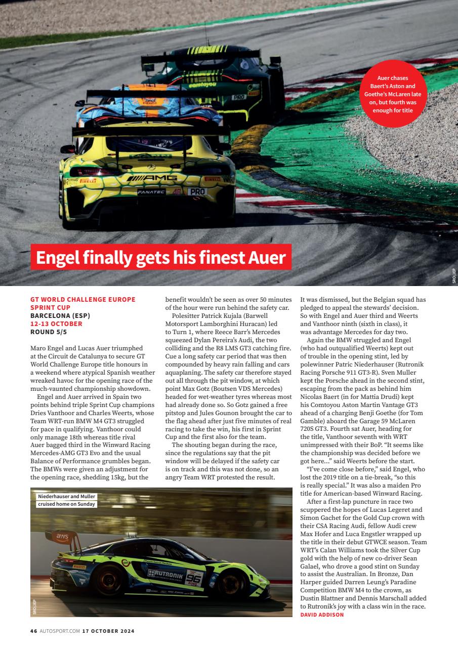 Autosport Preview Pages