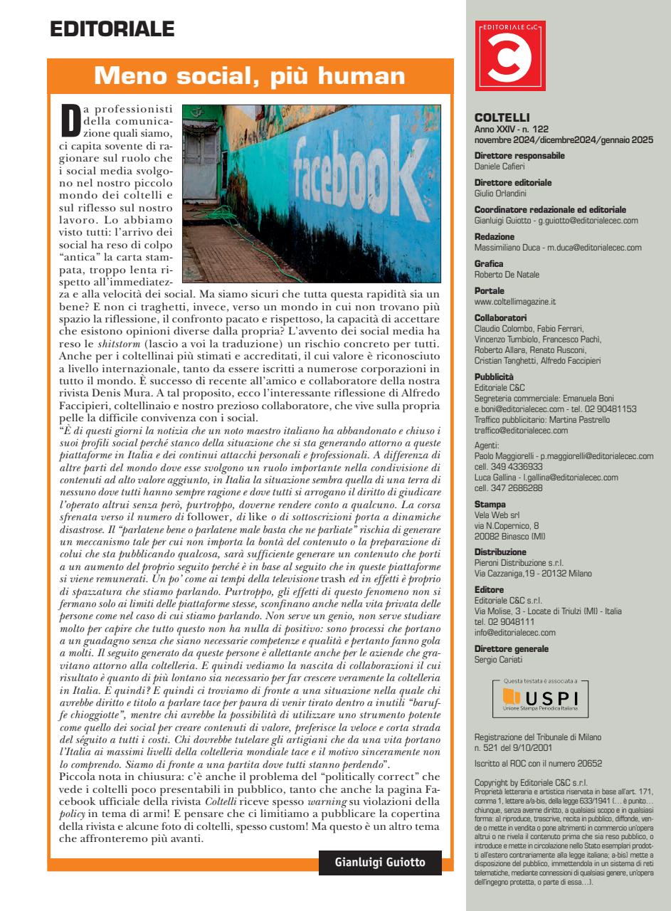 COLTELLI Preview Pages