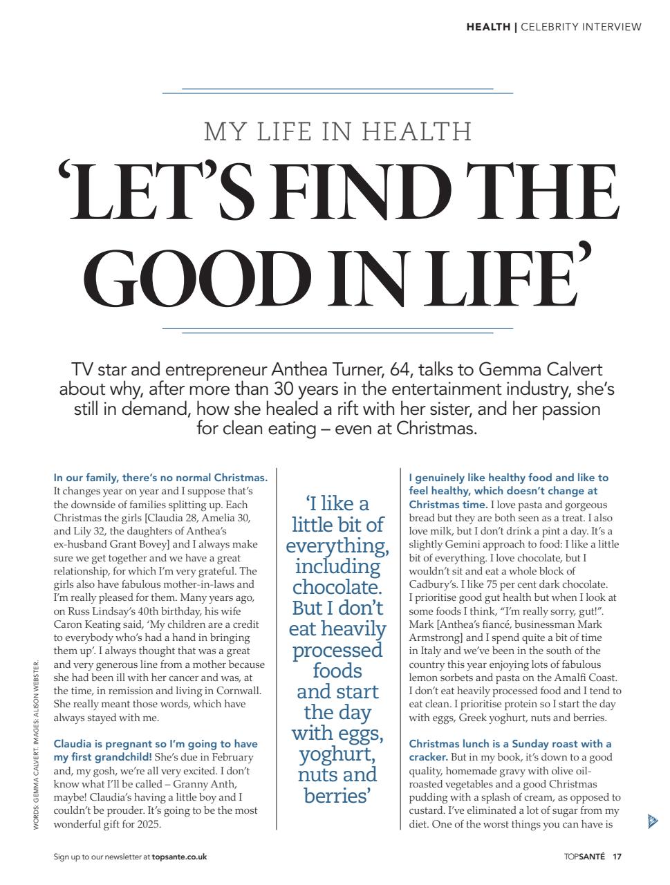 Top Sante Preview Pages