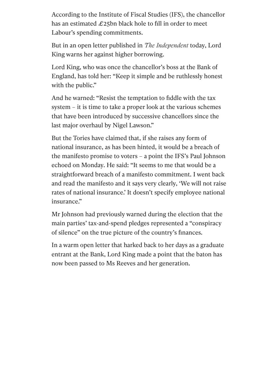The Independent Daily Edition Newspaper Preview Pages