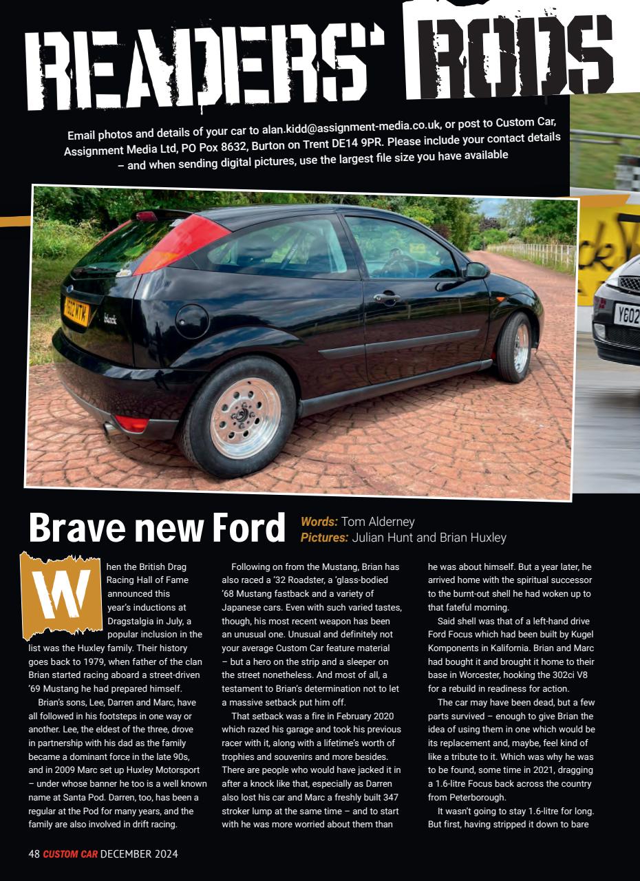 Custom Car Preview Pages