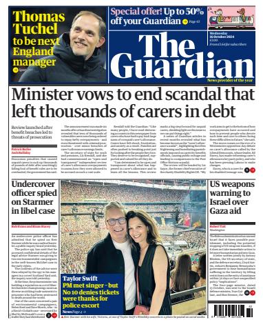 The Guardian Newspaper issue Wednesday, 16 October 2024