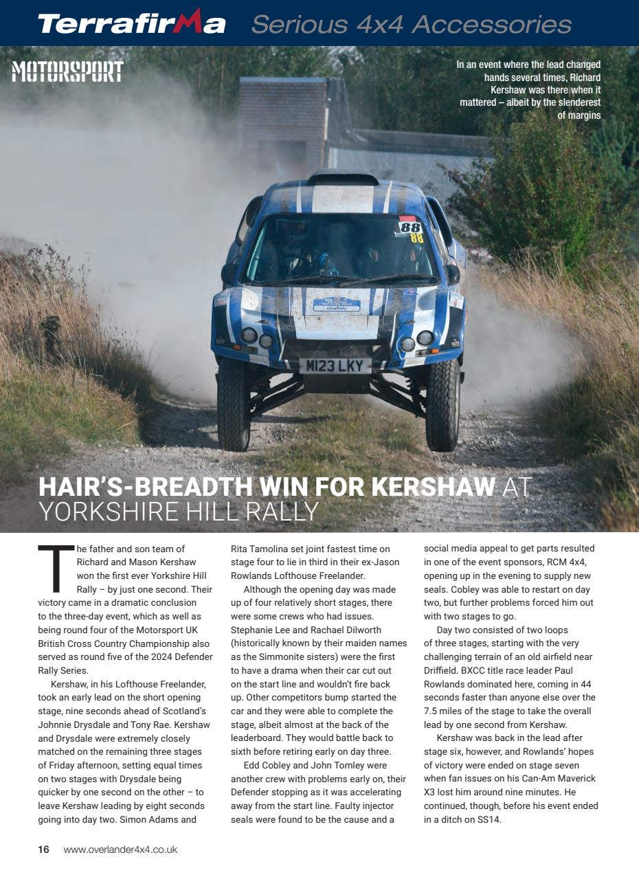 Overlander 4X4 Preview Pages